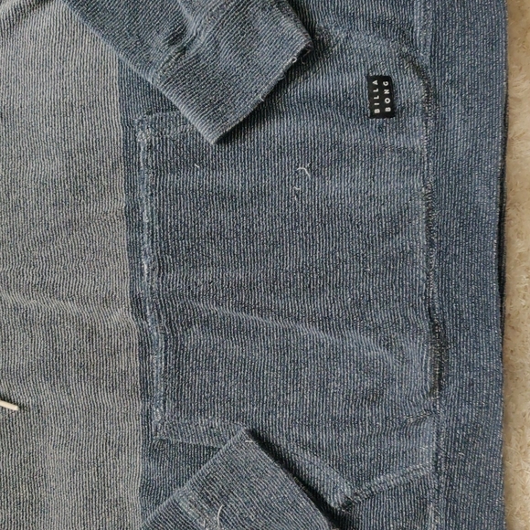 VGUC Terry cloth striped hoodie - Picture 2 of 5